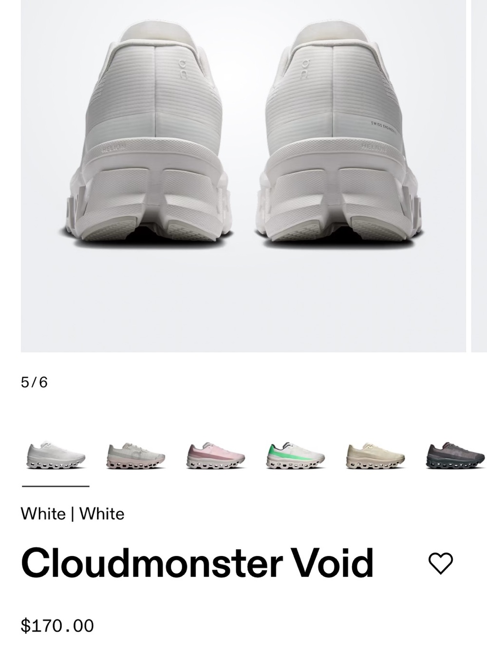 On Running Cloudmonster Void women Sneakers —White | White Sz 7 gently used
$170 - Picture 4 of 16